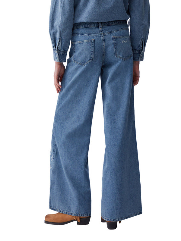 Liu Jo Jeans Flare Ricamo Liu Jo - Denim