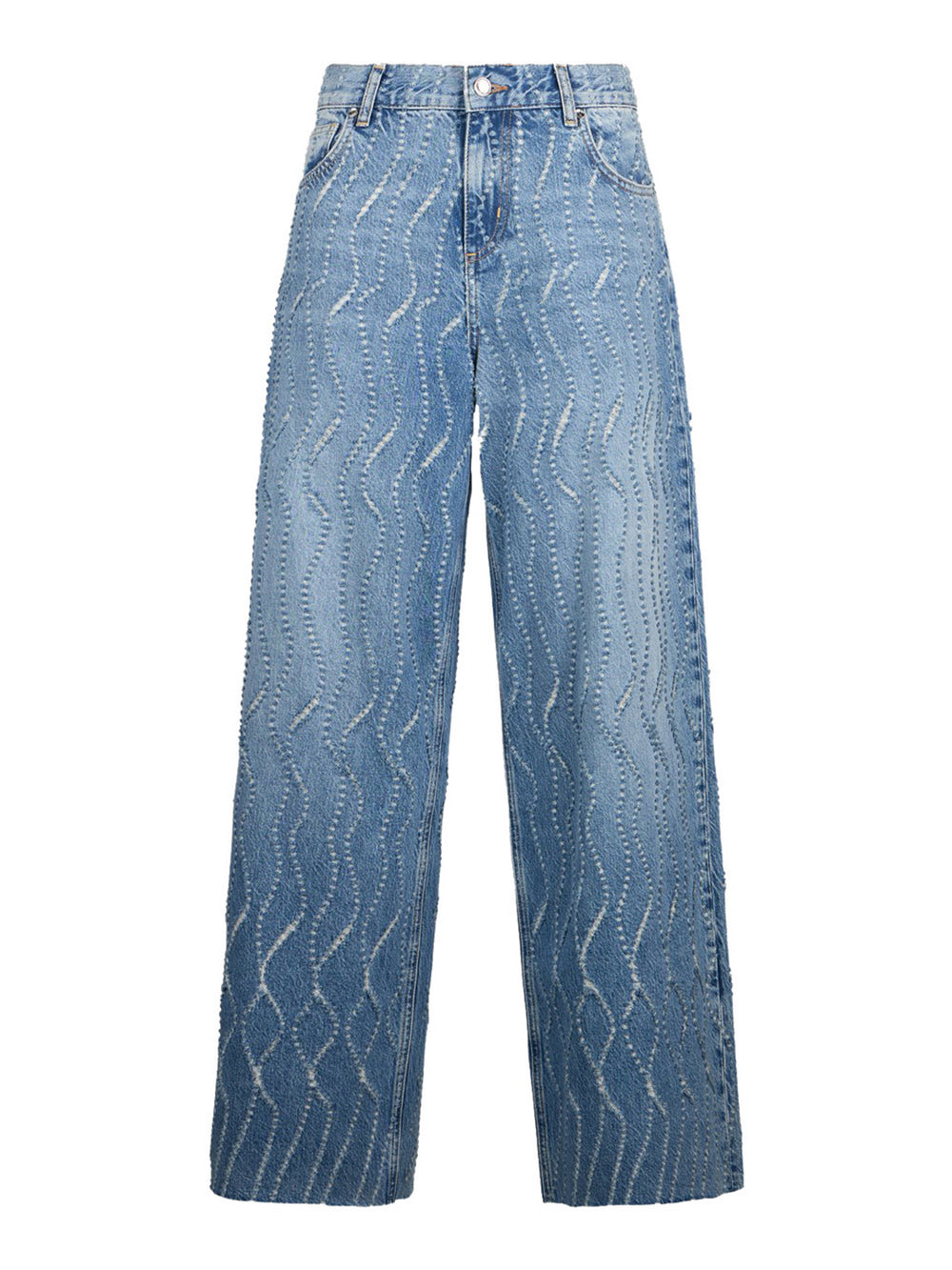 Liu Jo Jeans Flare Con Dettagli Laserati Liu Jo - Denim