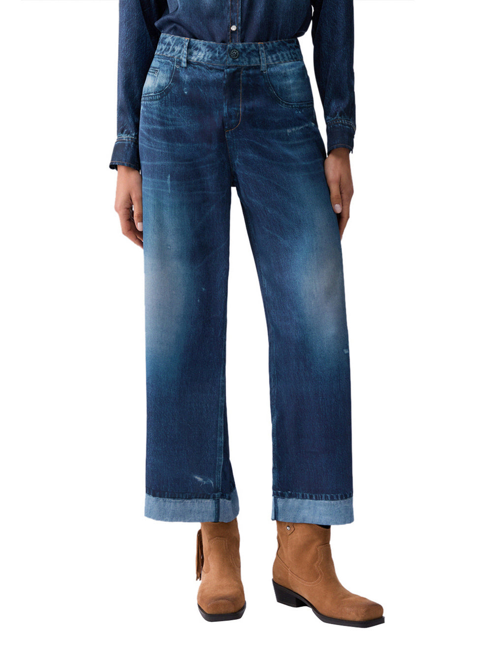 Liu Jo Jeans Con Stampa Digitale Liu Jo - Denim