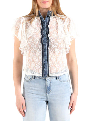 LIUJO DENIM Camicia Wild Lace Liu Jo - Bianco