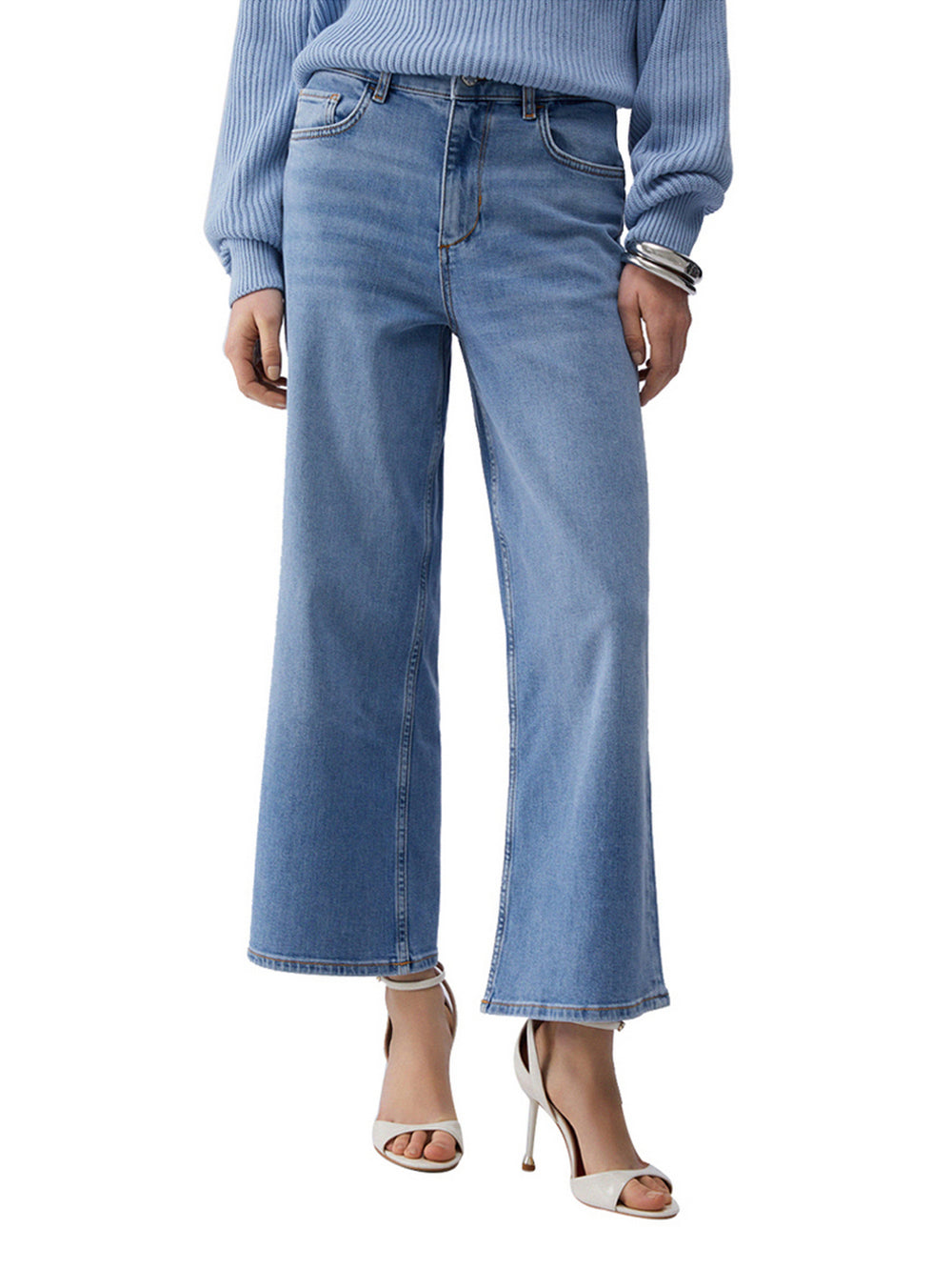 Liu Jo Jeans Liu Jo Flare Cropped - Denim Chiaro