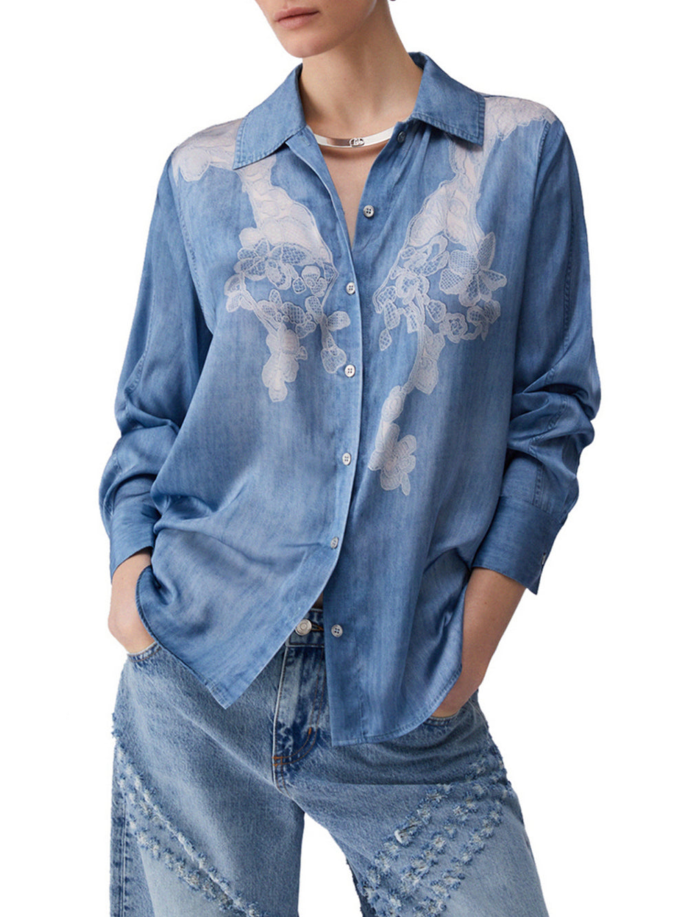 Liu Jo Camicia Liu Jo Con Stampa - Denim