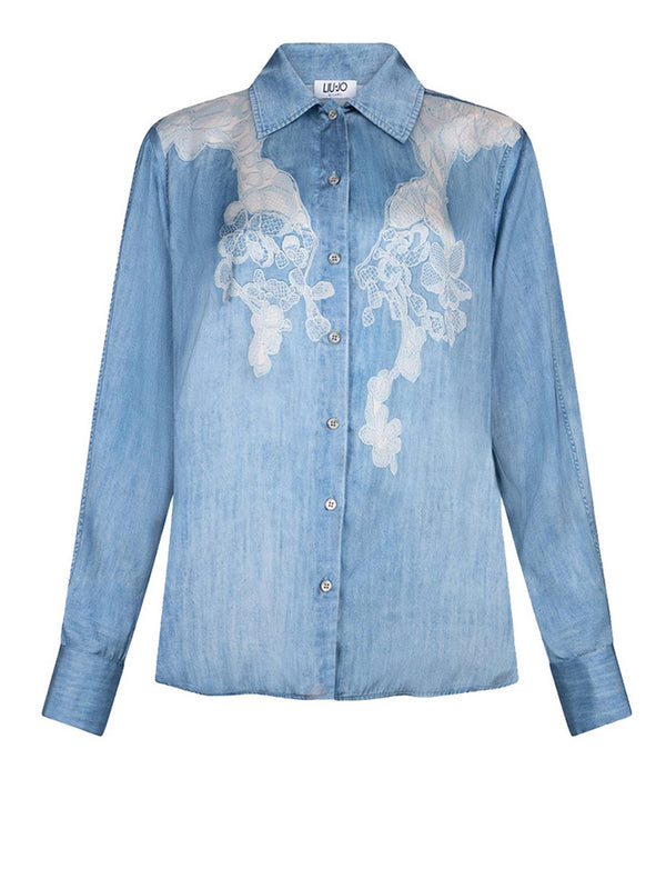 Liu Jo Camicia Liu Jo Con Stampa - Denim