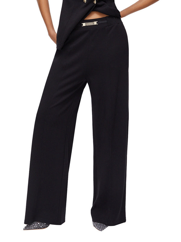 Liu Jo Pantalone Liu Jo In Jersey - Nero
