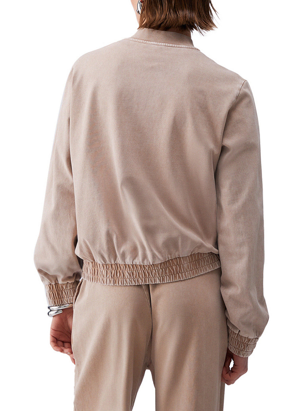 Liu Jo Giacca In Jersey Délavé Liu Jo - Beige