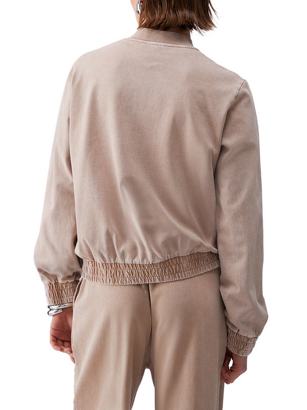 Liu Jo Giacca In Jersey Délavé Liu Jo - Beige