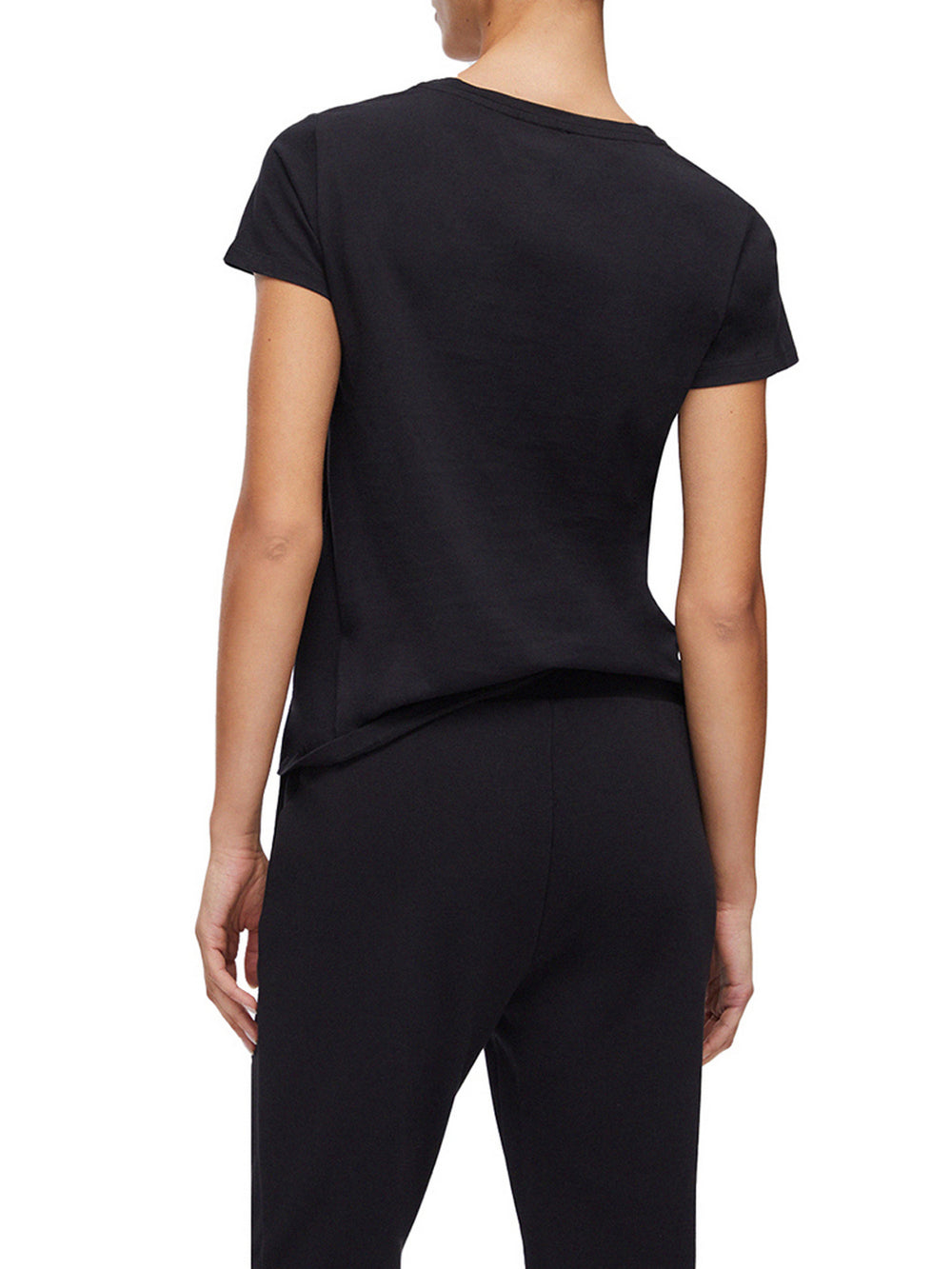 Liu Jo T- Shirt Liu Jo Con Strass - Nero