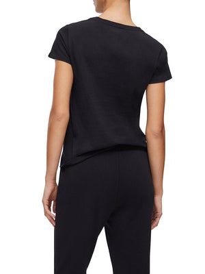 Liu Jo T- Shirt Liu Jo Con Strass - Nero