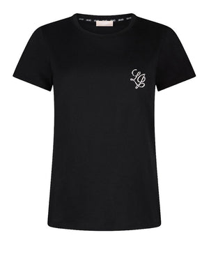 Liu Jo T- Shirt Liu Jo Con Strass - Nero