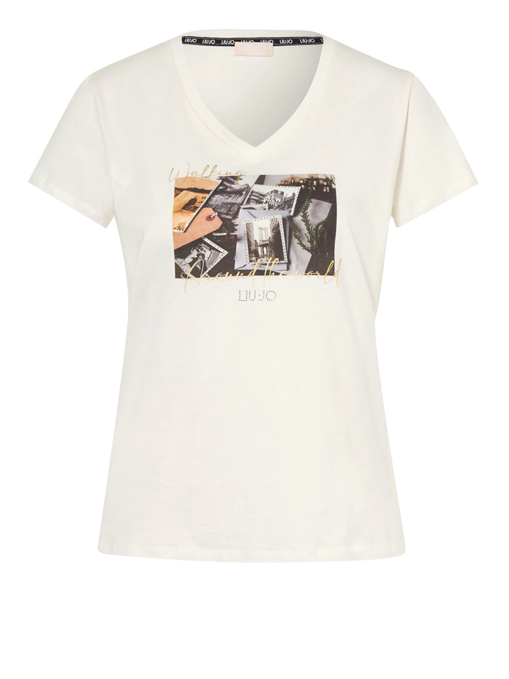 LIUJO SPORT T-Shirt Liu Jo Stampa Frontale - Bianco