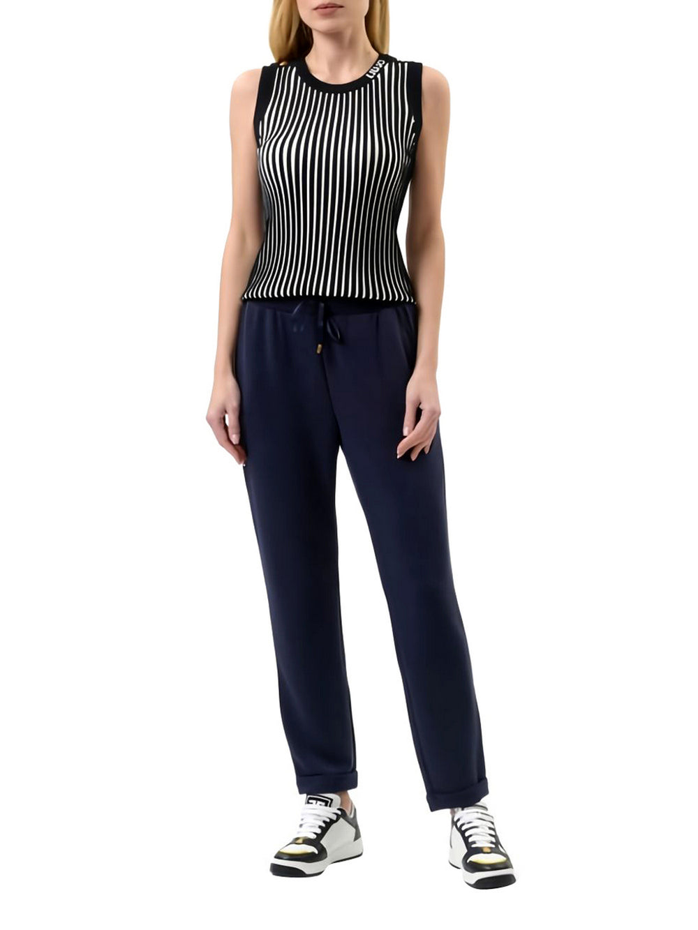 Liu Jo Pantalone Jersey Lungo Liu Jo - Blu