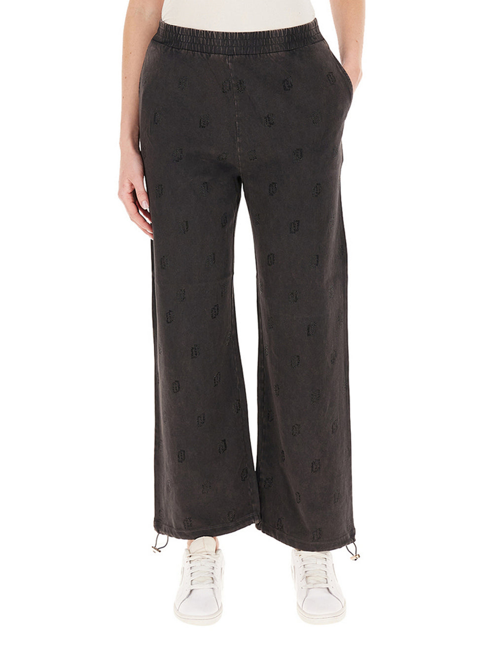 Liu Jo Pantalone Liu Jo Con Strass - Nero