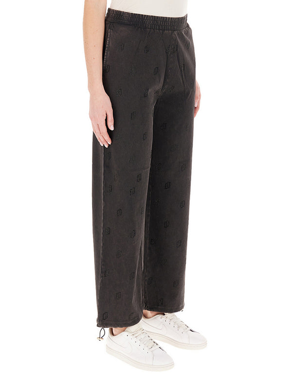 Liu Jo Pantalone Liu Jo Con Strass - Nero