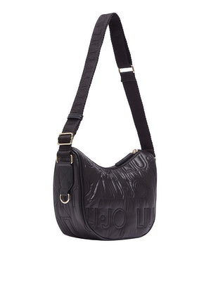Liu Jo Borsa a Tracolla Media Liu Jo In Nylon Opaco - Nero