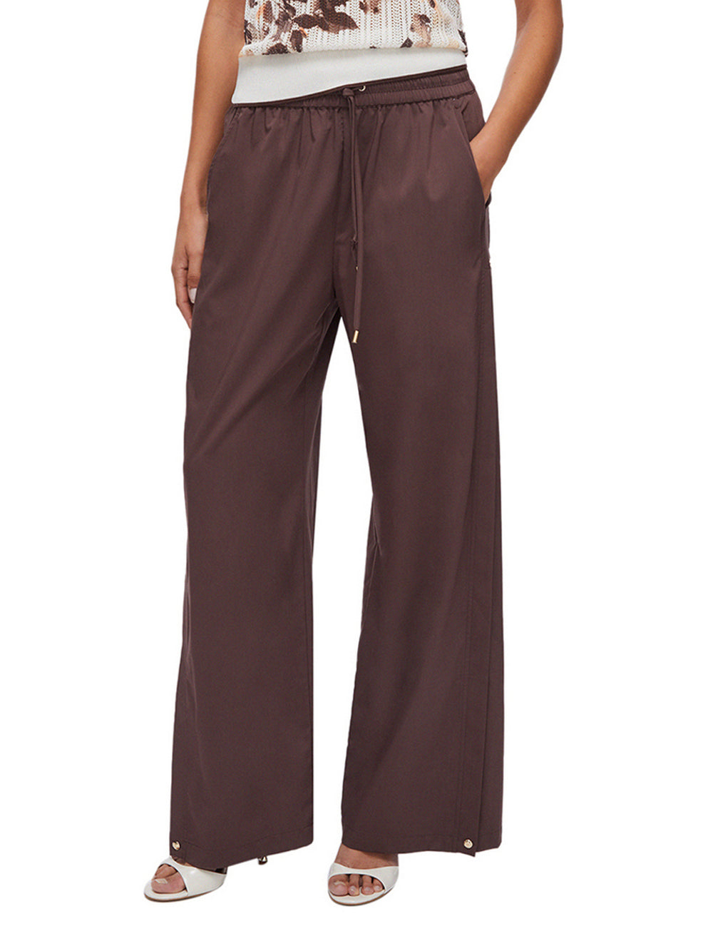 Liu Jo Pantalone Liu Jo Con Spacchetti - Fango
