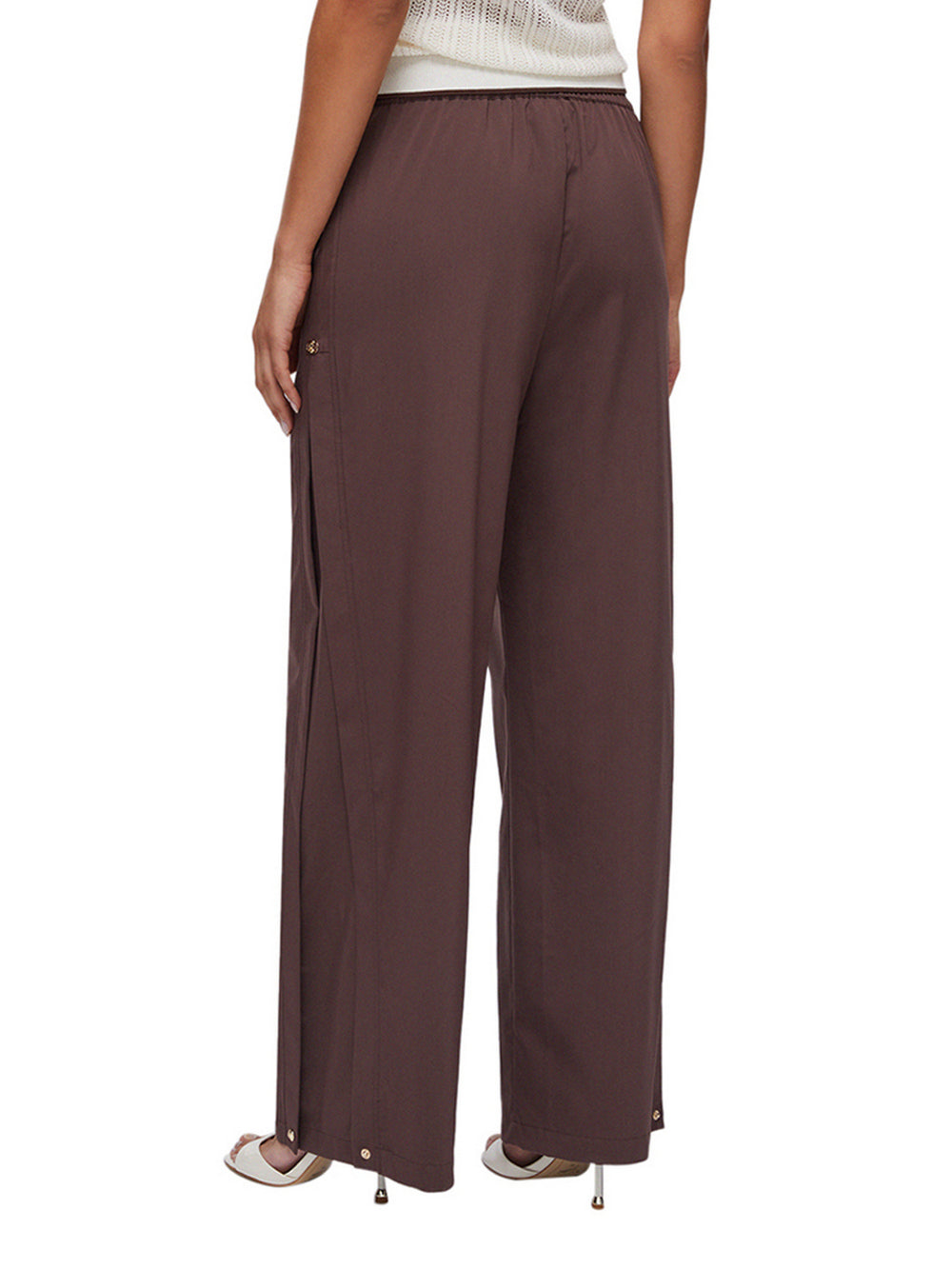 Liu Jo Pantalone Liu Jo Con Spacchetti - Fango