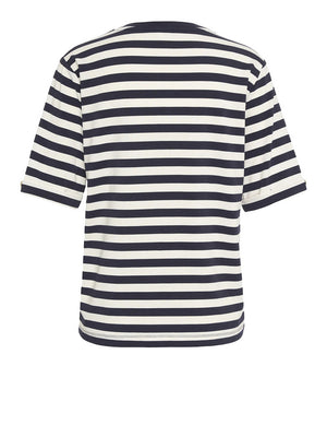 Liu Jo T-Shirt Liu Jo A Righe - Blu/Bianco