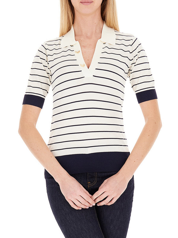 Liu Jo Maglia Liu Jo TA6215 MS55N - Bianco/Blu