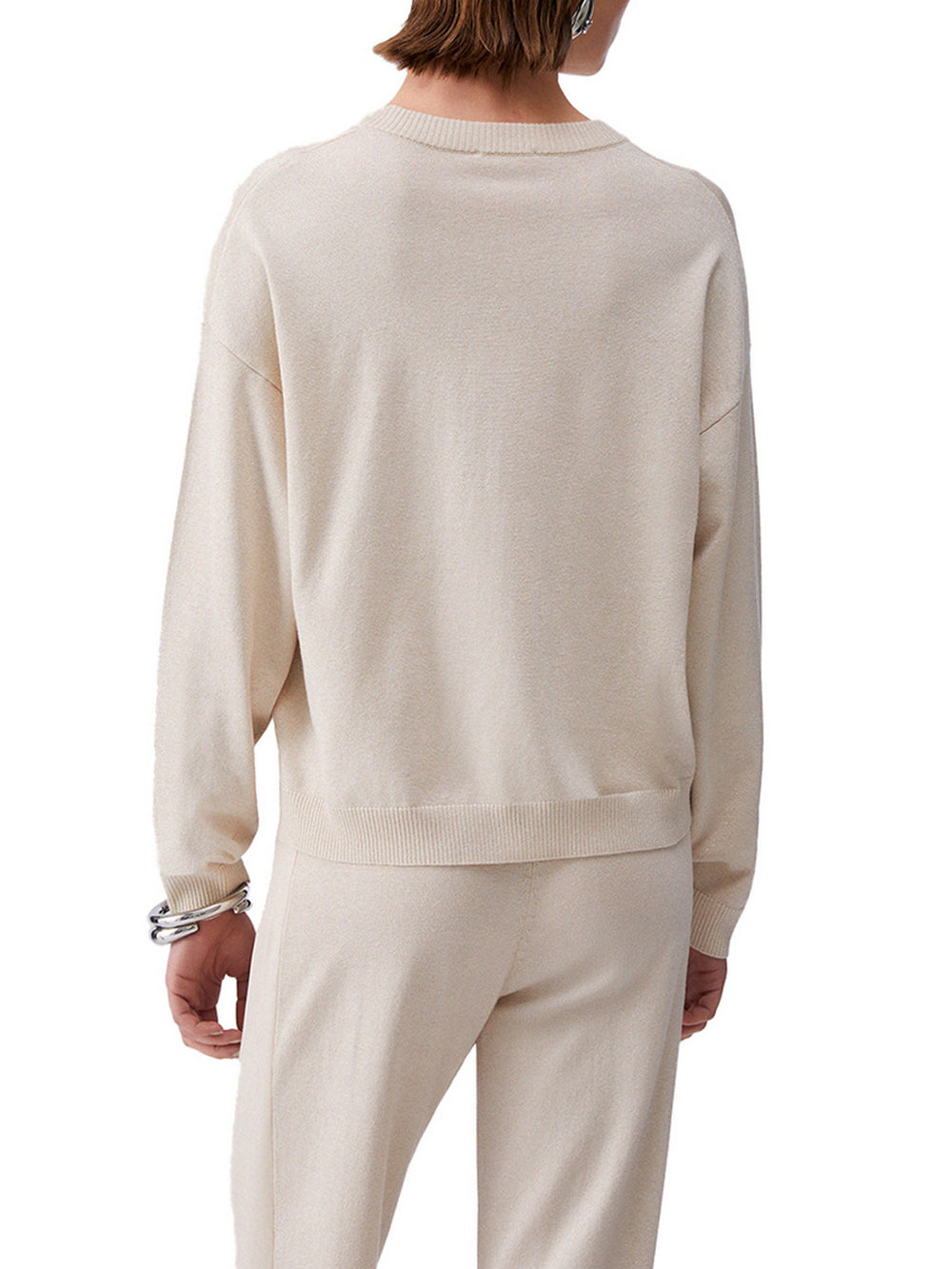 Liu Jo Maglia Liu Jo Con Scollo a V - Champagne