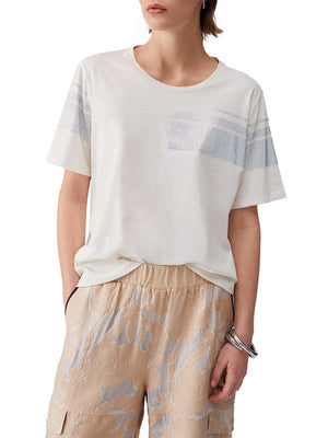 Liu Jo T-Shirt Liu Jo Con Strass - Bianco