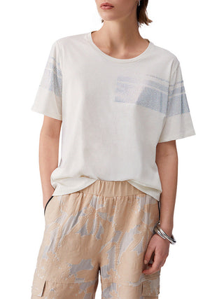 Liu Jo T-Shirt Liu Jo Con Strass - Bianco