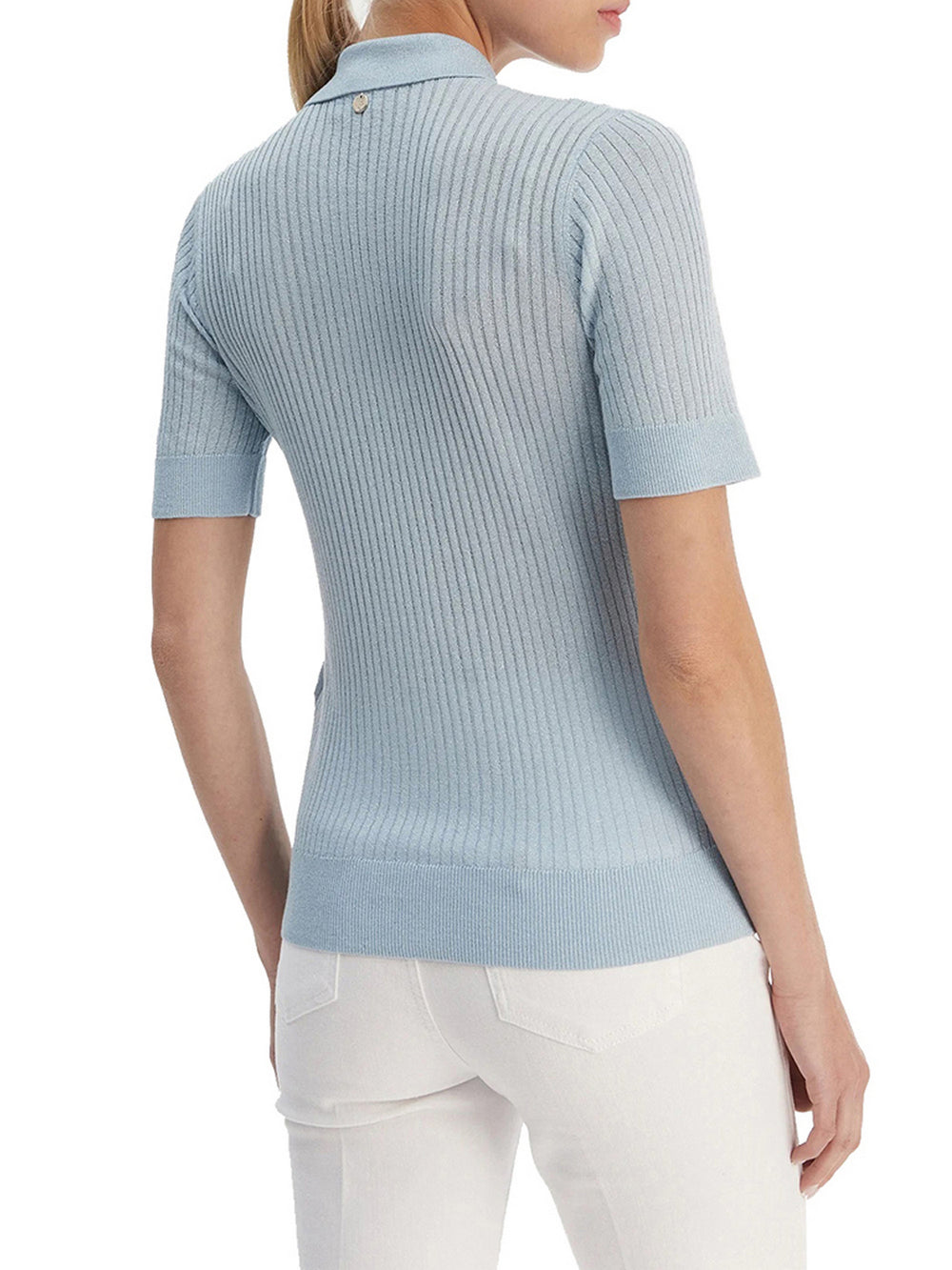 Liu Jo Polo In Maglia Liu Jo - Celeste