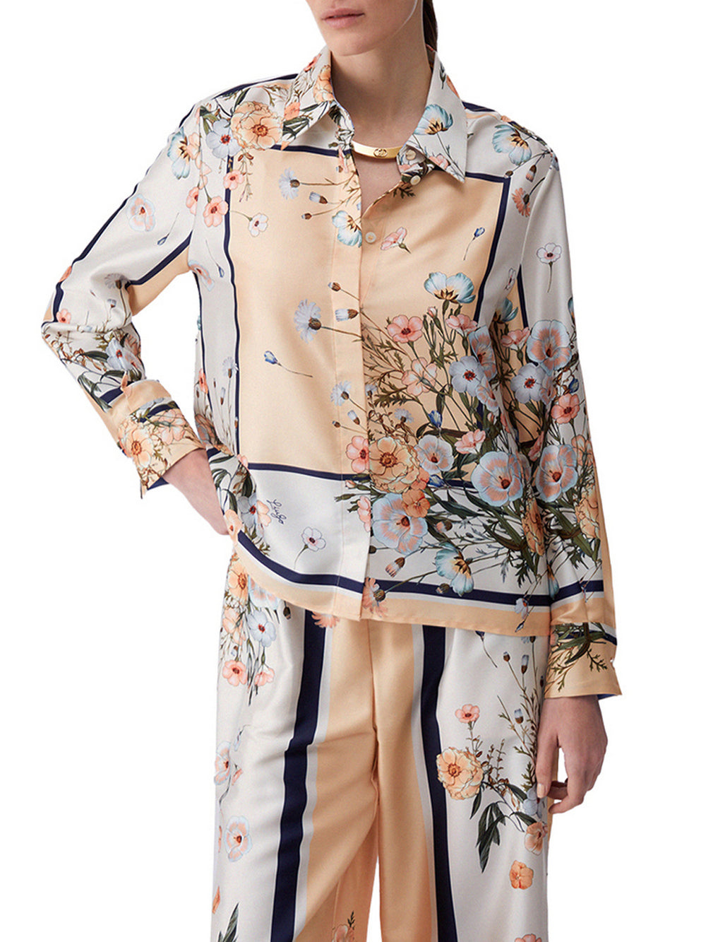 Liu Jo Camicia Liu Jo In Twill Stampato - Multi