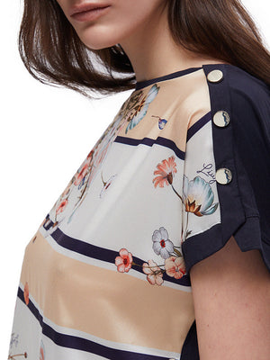 Liu Jo T-Shirt Liu Jo In Twill Stampato - Multi