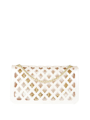 MARC ELLIS Borsa a Mano Flat Basket M Marc Ellis - Beige/Oro