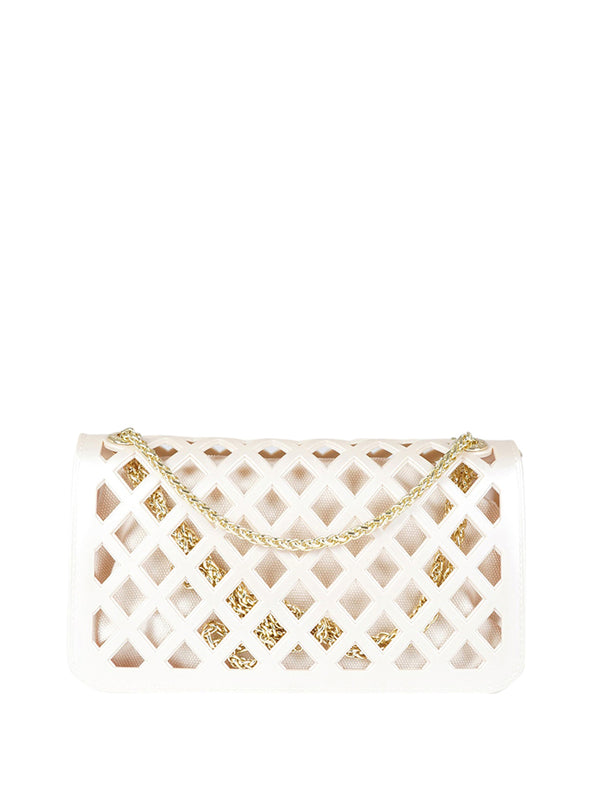 MARC ELLIS Borsa a Mano Flat Basket M Marc Ellis - Beige/Oro