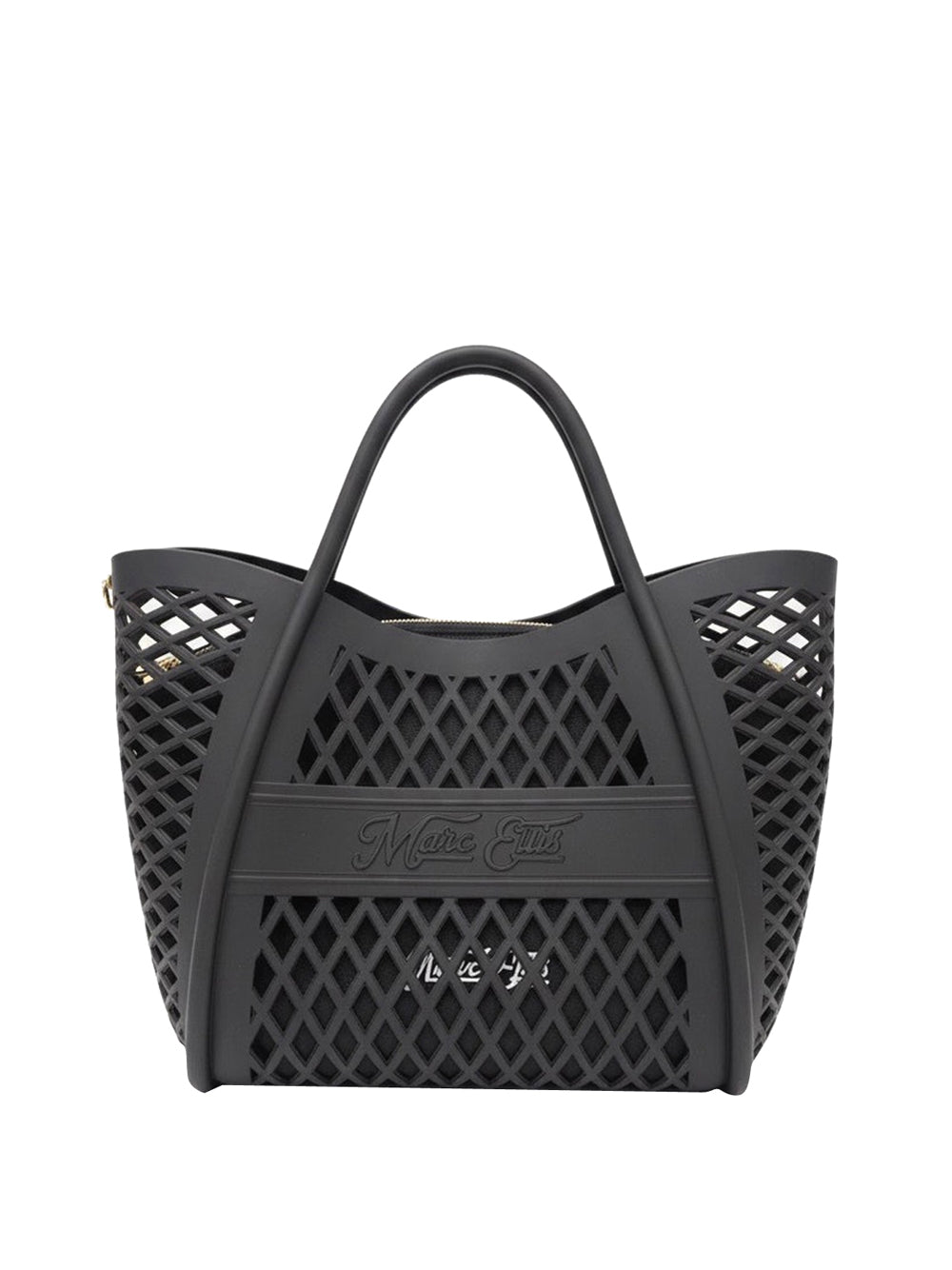 MARC ELLIS Borsa a Mano Flat Basket M Marc Ellis - Nero/Oro