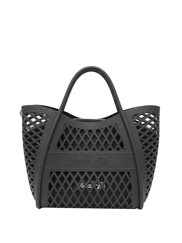 MARC ELLIS Borsa a Mano Flat Basket M Marc Ellis - Nero/Oro