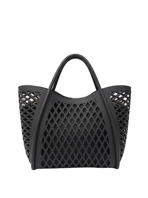 MARC ELLIS Borsa a Mano Flat Basket M Marc Ellis - Nero/Oro