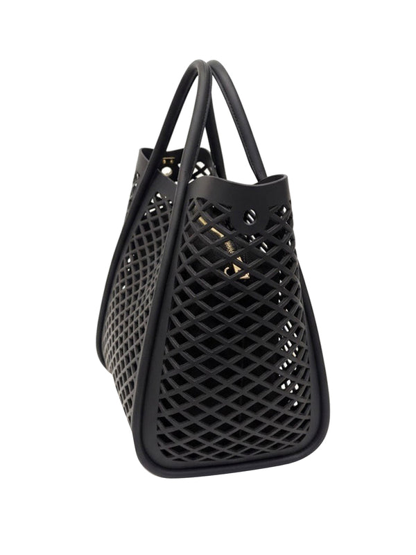 MARC ELLIS Borsa a Mano Flat Basket M Marc Ellis - Nero/Oro