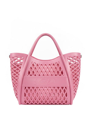 MARC ELLIS Borsa a Mano Flat Basket M Marc Ellis - Rosa/Argento