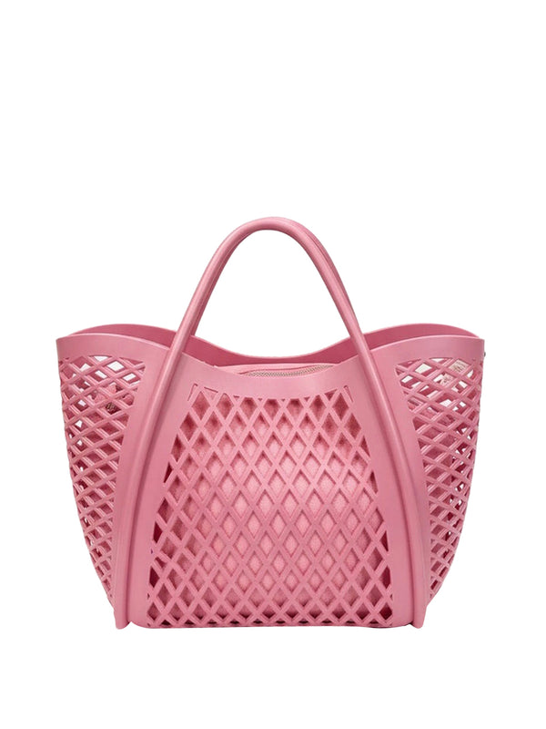 MARC ELLIS Borsa a Mano Flat Basket M Marc Ellis - Rosa/Argento