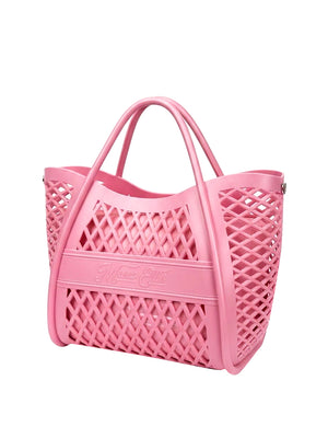 MARC ELLIS Borsa a Mano Flat Basket M Marc Ellis - Rosa/Argento