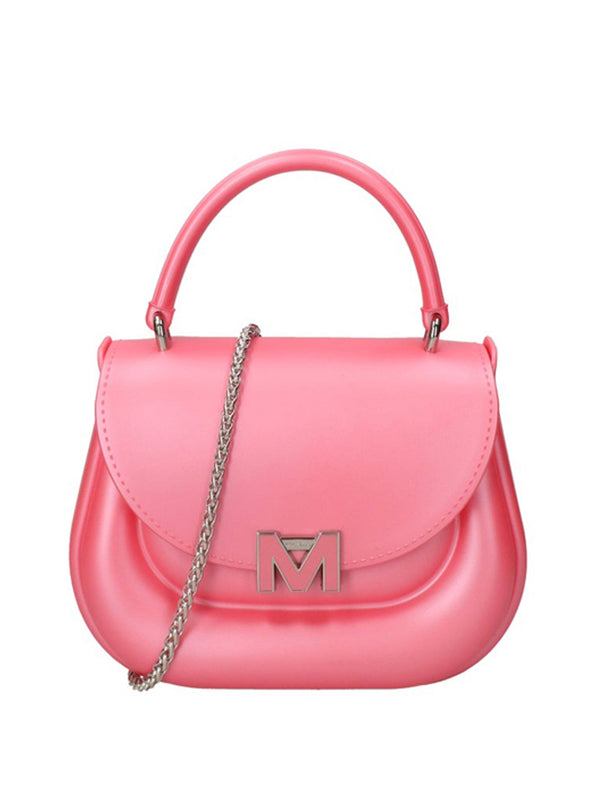 MARC ELLIS Borsa a Mano Flat Jelly 26 Marc Ellis - Rosa/Argento