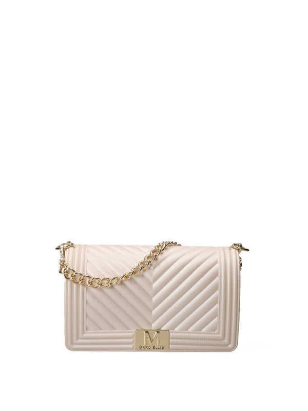 MARC ELLIS Borsa a Tracolla Flat M 26 Marc Ellis - Beige/Oro