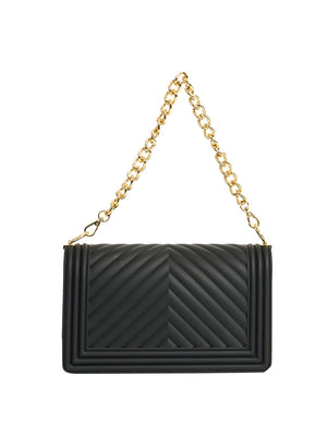 MARC ELLIS Borsa a Tracolla Flat M 26 Marc Ellis - Nero/Oro