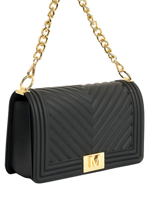 MARC ELLIS Borsa a Tracolla Flat M 26 Marc Ellis - Nero/Oro