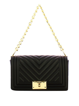 MARC ELLIS Borsa a Tracolla Flat S 26 Marc Ellis - Nero/Oro