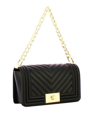MARC ELLIS Borsa a Tracolla Flat S 26 Marc Ellis - Nero/Oro