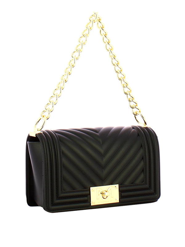 MARC ELLIS Borsa a Tracolla Flat S 26 Marc Ellis - Nero/Oro