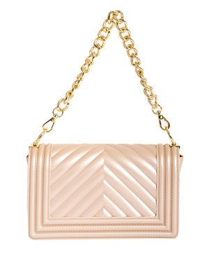 MARC ELLIS Borsa a Tracolla Flat S 26 Marc Ellis - Cipria/Oro