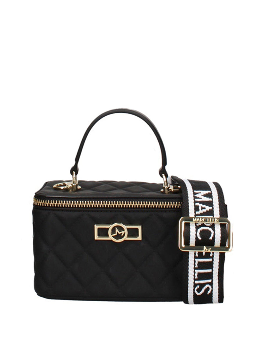 MARC ELLIS Borsa a Tracolla Flat Sunkiss Marc Ellis - Nero/Oro