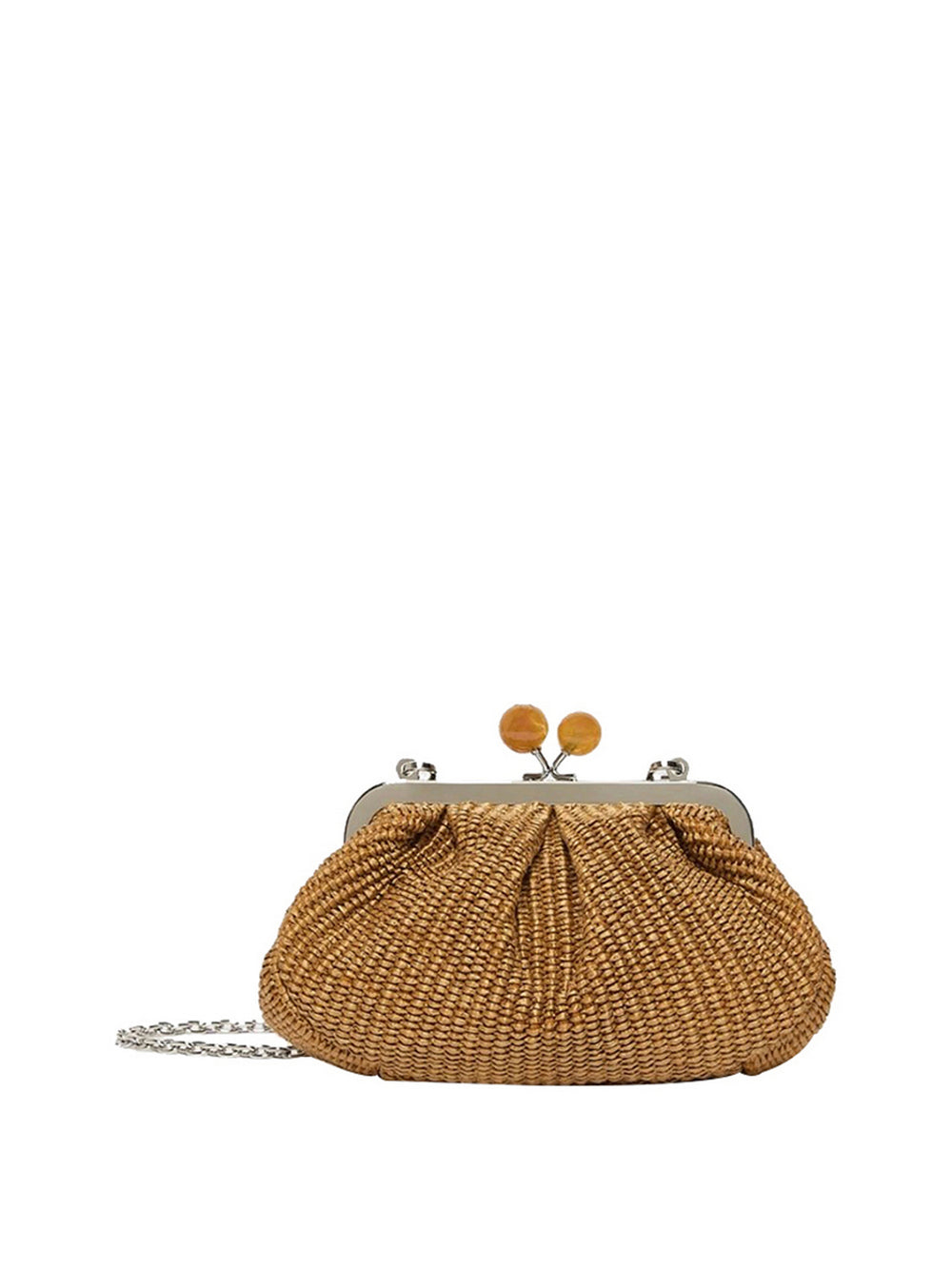 Max Mara Weekend Borsa A Mano Max Mara Effetto Rafia - Arancione