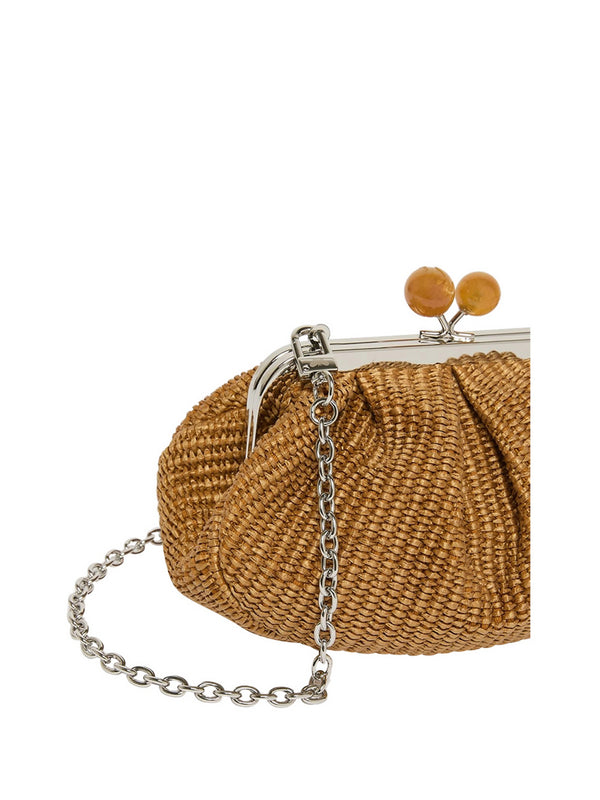Max Mara Weekend Borsa A Mano Max Mara Effetto Rafia - Arancione