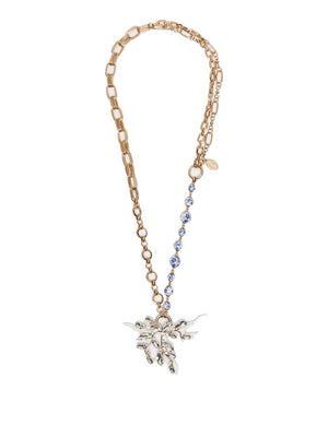 Max Mara Weekend Collana Max Mara In Metallo E Ceramica - Oro