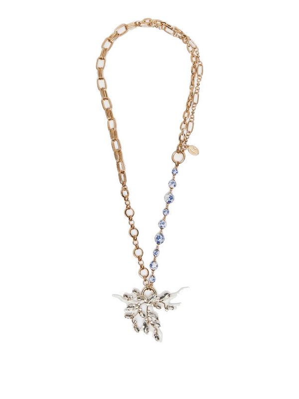 Max Mara Weekend Collana Max Mara In Metallo E Ceramica - Oro